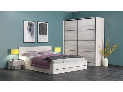 Σετ κρεβατοκάμαρας Camino (blanco δρυς)